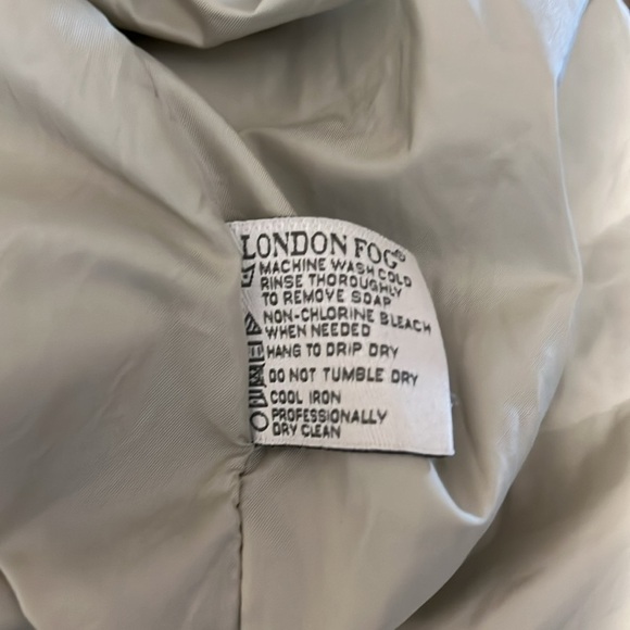 London Fog Taupe Hooded Utility Jacket – Size Large - Picture 6 of 6